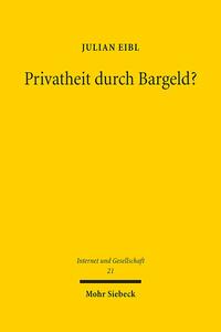 Vorderes Coverbild Privatheit durch Bargeld?
