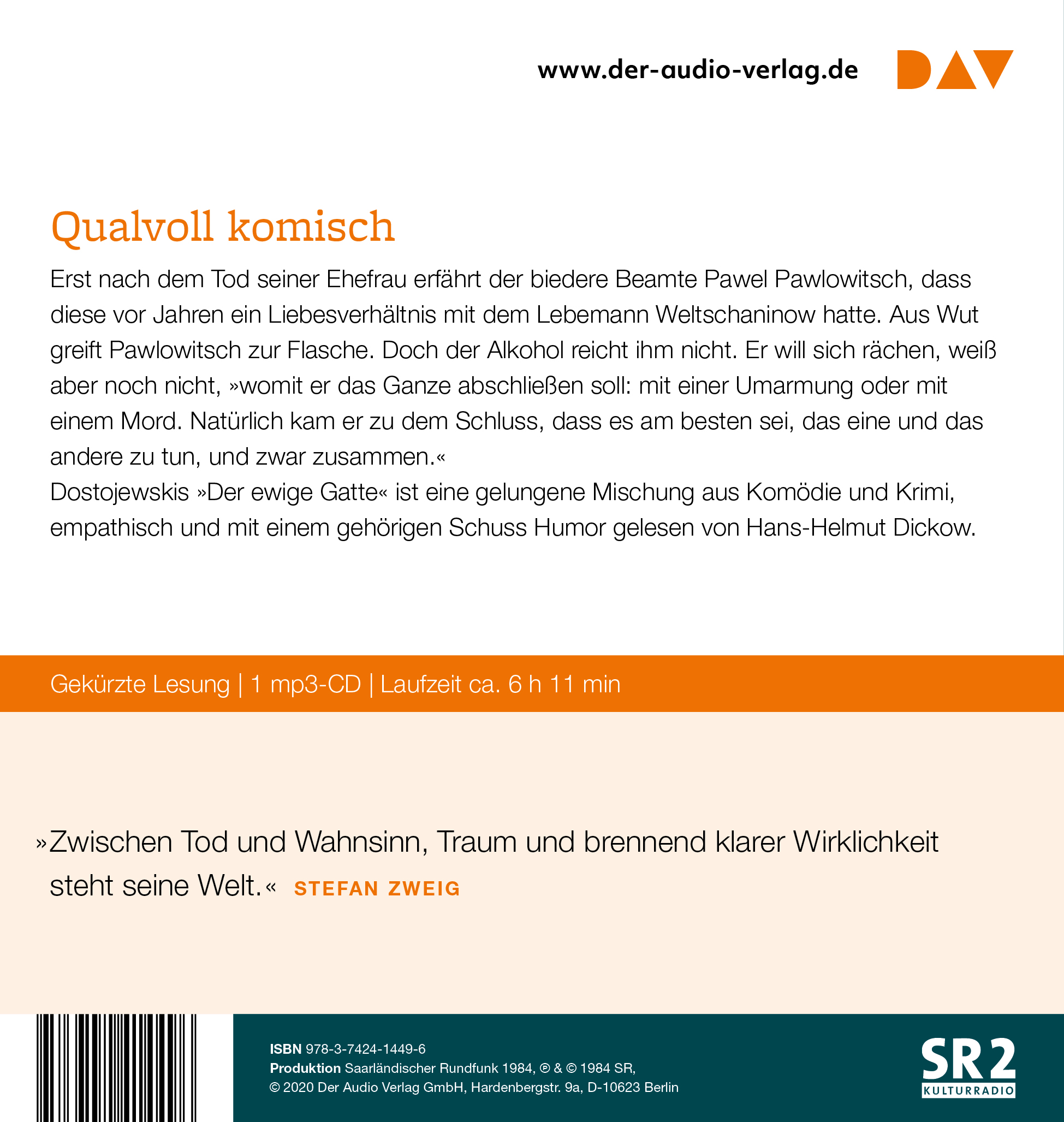 Rückseitencover Der ewige Gatte
