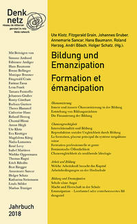 Vorderes Coverbild Jahrbuch Denknetz 2018: Bildung und Emanzipation
