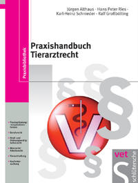Vorderes Coverbild Praxishandbuch Tierarztrecht
