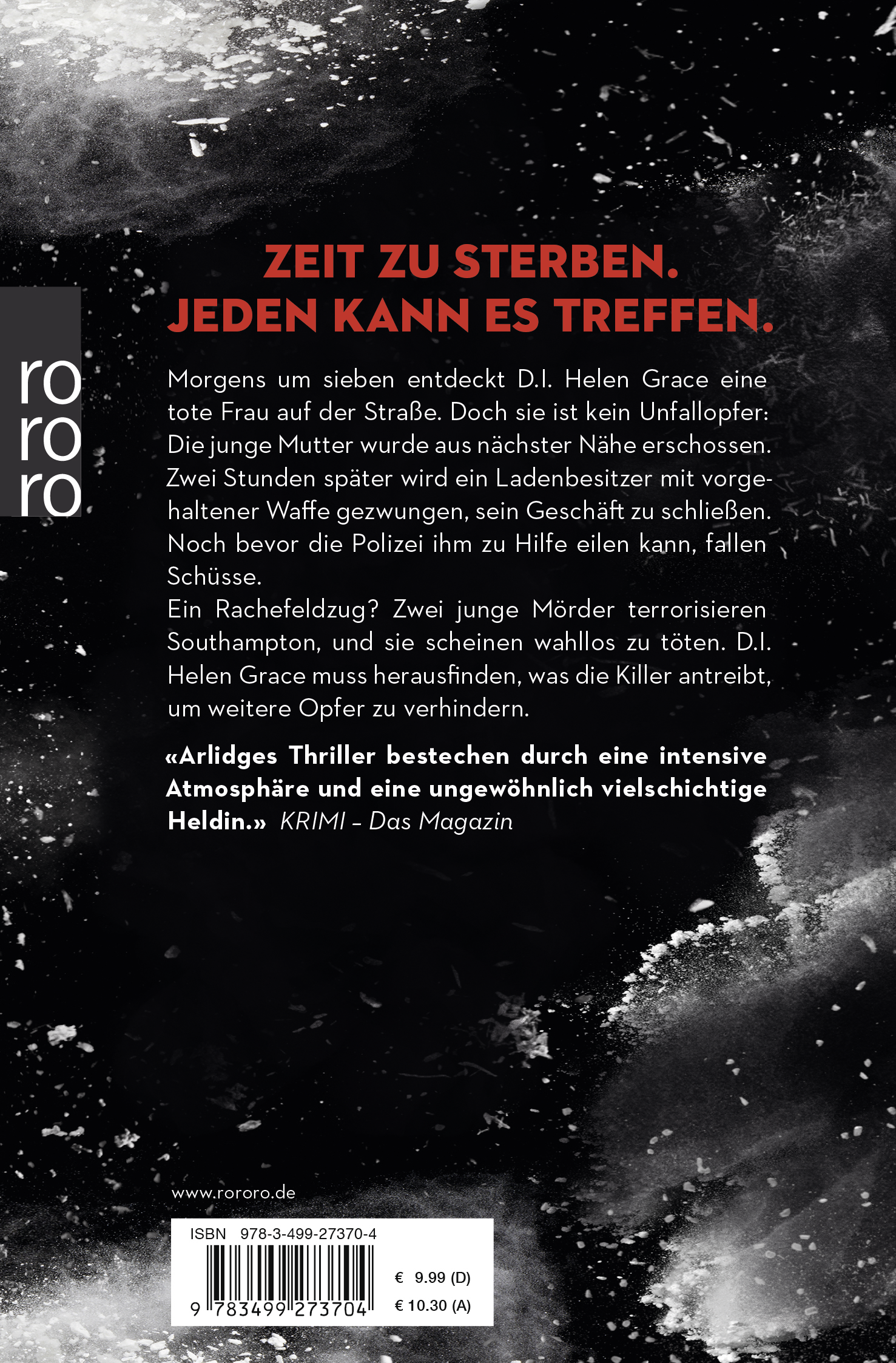 Rückseitencover D.I. Helen Grace: Blinder Hass