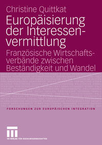 Vorderes Coverbild Europäisierung der Interessenvermittlung