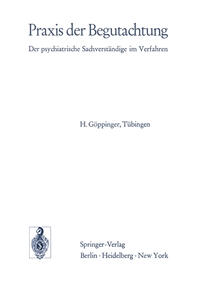 Vorderes Coverbild Praxis der Begutachtung