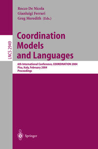Vorderes Coverbild Coordination Models and Languages