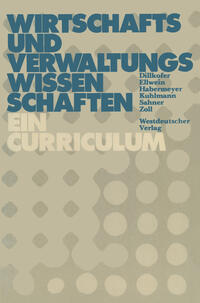 Vorderes Coverbild Wirtschafts- und Verwaltungswissenschaften
