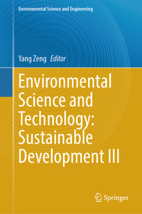 Vorderes Coverbild Environmental Science and Technology: Sustainable Development III