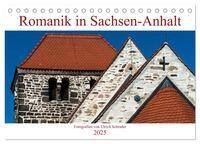 Vorderes Coverbild Romanik in Sachsen-Anhalt (Tischkalender 2025 DIN A5 quer), CALVENDO Monatskalender