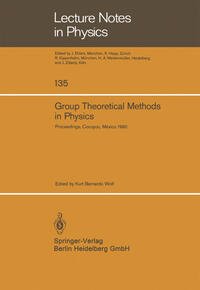 Vorderes Coverbild Group Theoretical Methods in Physics