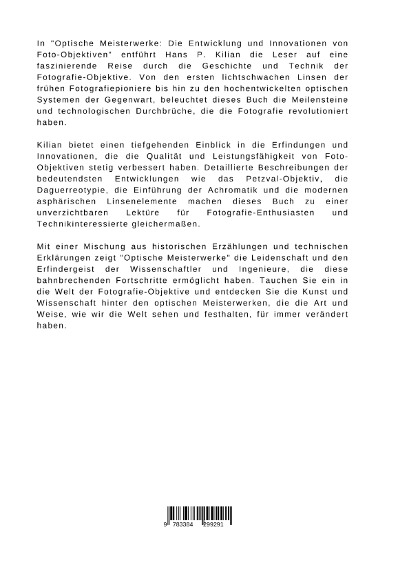 Rückseitencover Optische Meisterwerke
