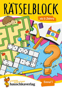 Vorderes Coverbild Rätselblock ab 5 Jahre - Band 1