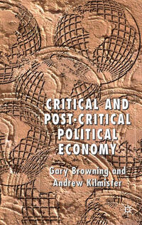 Vorderes Coverbild Critical and Post-Critical Political Economy
