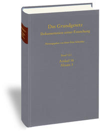 Vorderes Coverbild Band 12: Artikel 38 Absatz 3. Teilband I