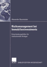 Vorderes Coverbild Risikomanagement bei Immobilieninvestments