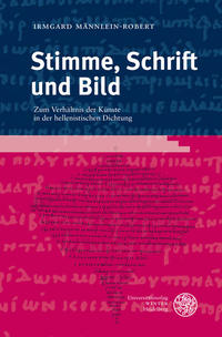 Vorderes Coverbild Stimme, Schrift und Bild