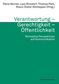 Vorderes Coverbild Verantwortung – Gerechtigkeit – Öffentlichkeit