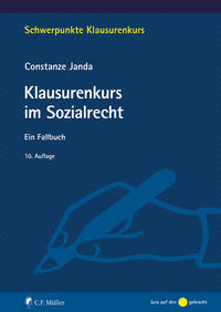Vorderes Coverbild Klausurenkurs im Sozialrecht