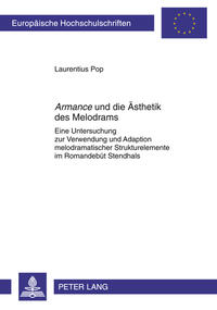 Vorderes Coverbild «Armance» und die Ästhetik des Melodrams