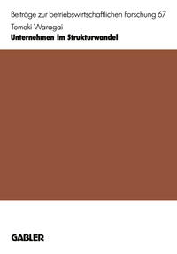 Vorderes Coverbild Unternehmen im Strukturwandel