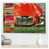 Vorderes Coverbild Best of Sports Cars - Legendäre britische und amerikanische Sportwagen (hochwertiger Premium Wandkalender 2025 DIN A2 quer), Kunstdruck in Hochglanz