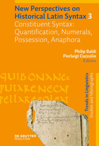 Vorderes Coverbild Constituent Syntax: Quantification, Numerals, Possession, Anaphora