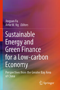 Vorderes Coverbild Sustainable Energy and Green Finance for a Low-carbon Economy
