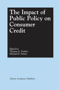 Vorderes Coverbild The Impact of Public Policy on Consumer Credit