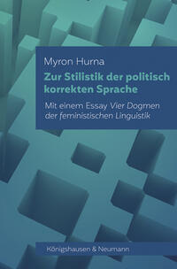 Vorderes Coverbild Zur Stilistik der politisch korrekten Sprache