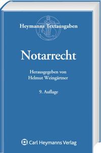 Vorderes Coverbild Notarrecht
