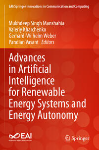 Vorderes Coverbild Advances in Artificial Intelligence for Renewable Energy Systems and Energy Autonomy