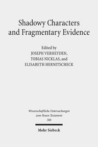 Vorderes Coverbild Shadowy Characters and Fragmentary Evidence