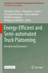 Vorderes Coverbild Energy-Efficient and Semi-automated Truck Platooning