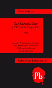 Vorderes Coverbild Das Lebenselixier