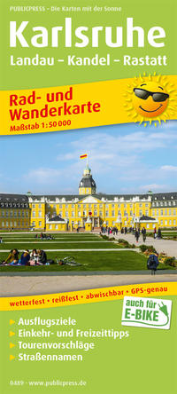 Vorderes Coverbild Karlsruhe, Landau - Kandel - Rastatt