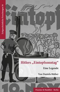 Vorderes Coverbild Hitlers "Eintopfsonntag".