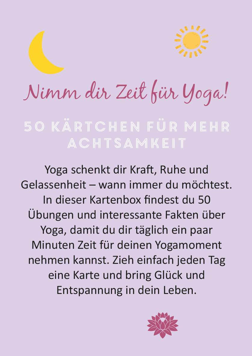 Rückseitencover 50 Tage mit Yoga