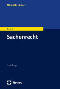 Vorderes Coverbild Sachenrecht