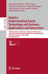 Vorderes Coverbild Haptics: Understanding Touch; Technology and Systems; Applications and Interaction