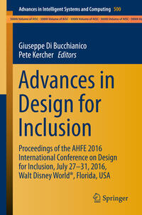 Vorderes Coverbild Advances in Design for Inclusion
