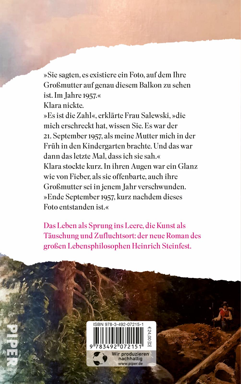 Rückseitencover Sprung ins Leere