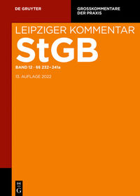 Vorderes Coverbild Strafgesetzbuch. Leipziger Kommentar / §§ 232-241a