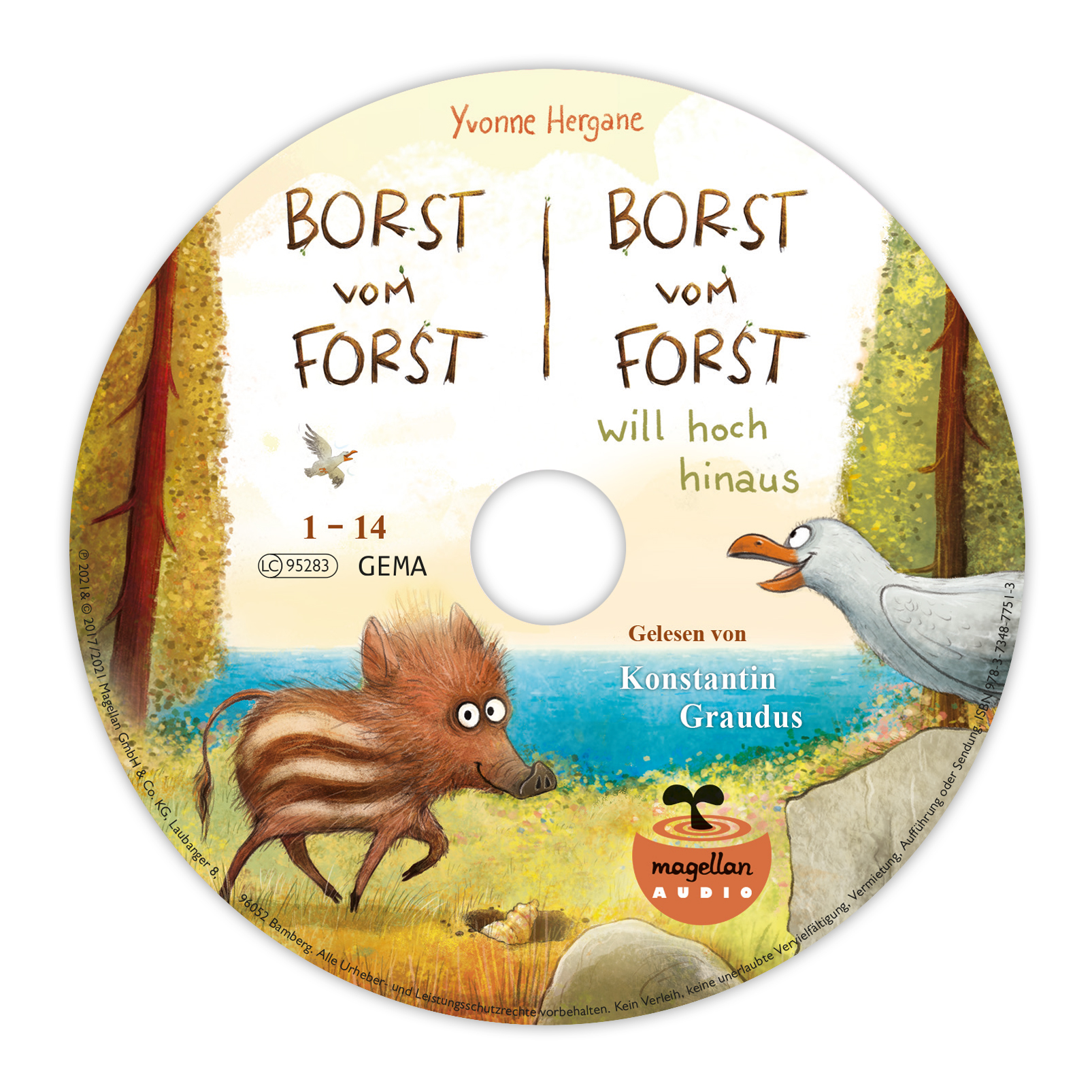 Beispielinhalt (Bild) Borst vom Forst (Audio-CD)