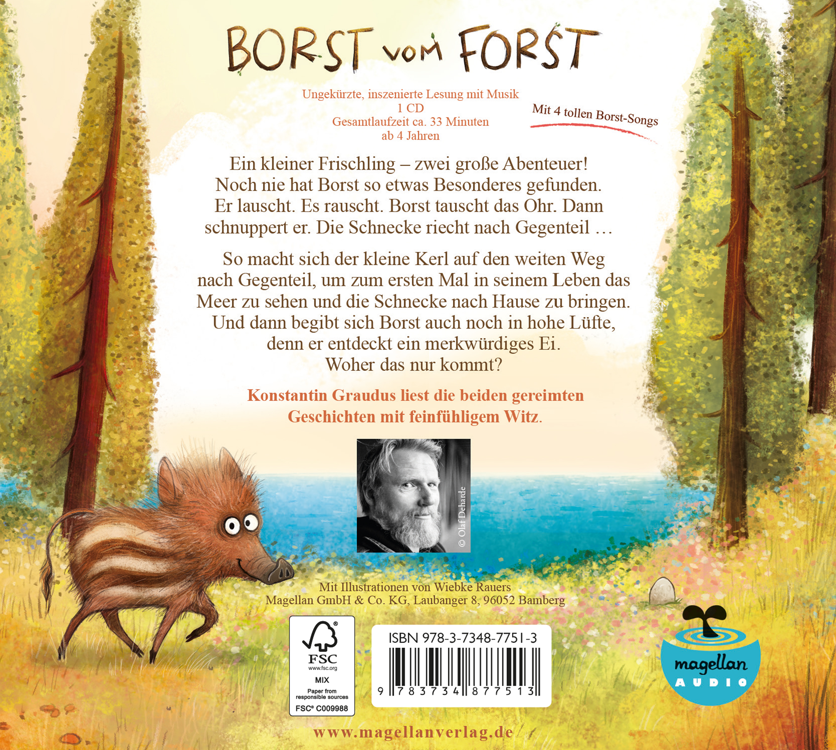 Rückseitencover Borst vom Forst (Audio-CD)