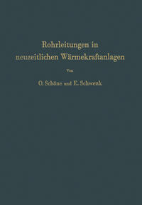 Vorderes Coverbild Rohrleitungen in neuzeitlichen Wärmekraftanlagen