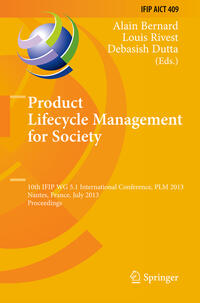 Vorderes Coverbild Product Lifecycle Management for Society