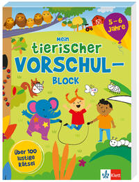 Vorderes Coverbild Mein tierischer Vorschul-Block (5 – 6 Jahre)