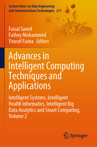 Vorderes Coverbild Advances in Intelligent Computing Techniques and Applications