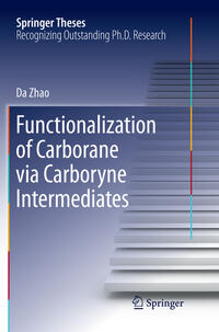 Vorderes Coverbild Functionalization of Carborane via Carboryne Intermediates