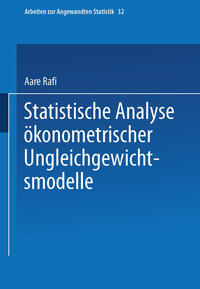 Vorderes Coverbild Statistische Analyse ökonometrischer Ungleichgewichtsmodelle