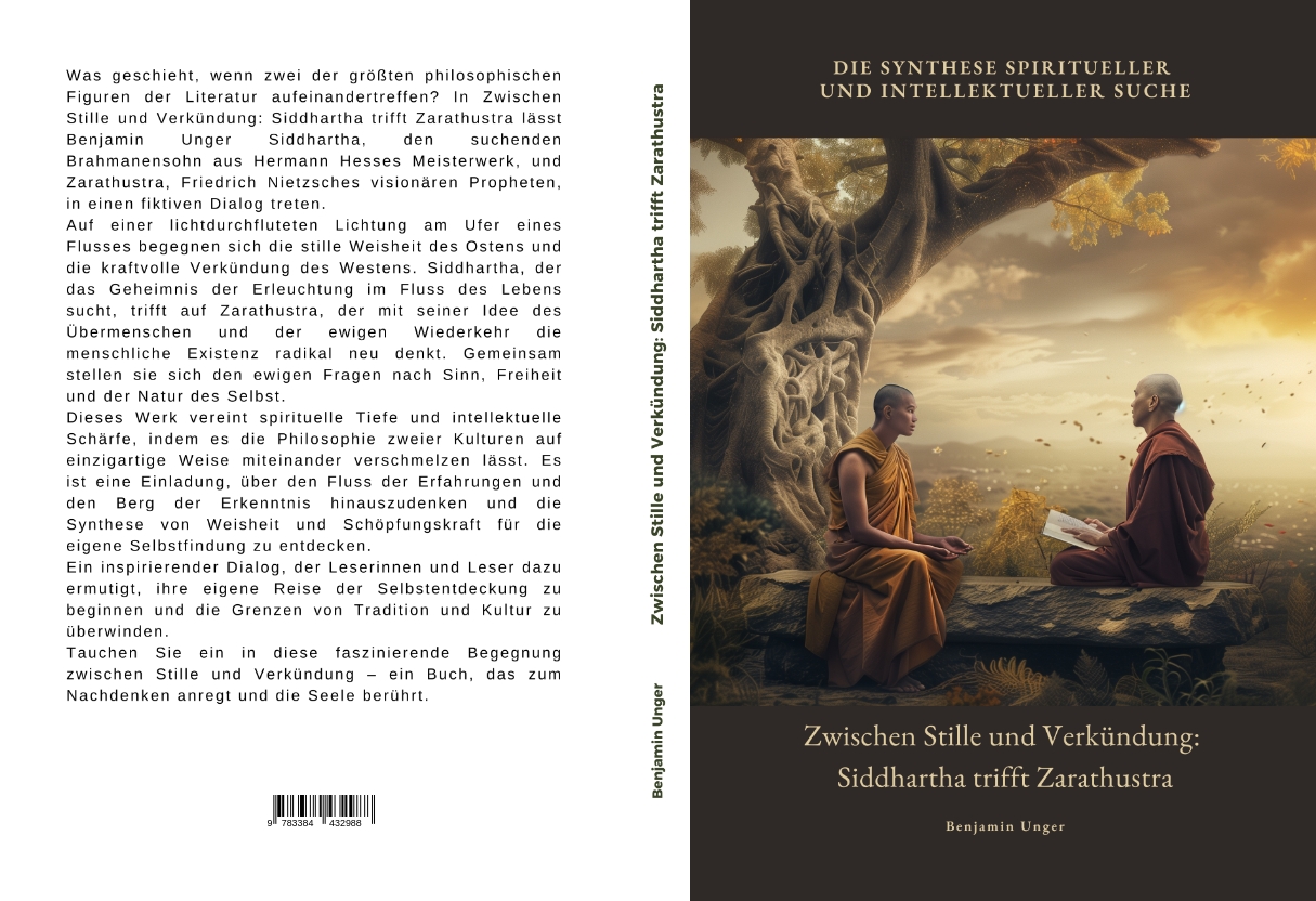 Gesamtes Coverbild Zwischen Stille und Verkündung: Siddhartha trifft Zarathustra