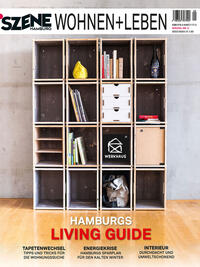 Vorderes Coverbild SZENE HAMBURG WOHNEN + LEBEN 2022/2023